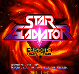 Star Gladiator (ARC)   © Capcom 1996    1/3