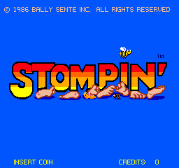 Stompin' (ARC)   © Sente 1986    1/3