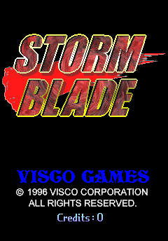 Storm Blade (ARC)   © Visco 1996    1/4