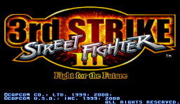 Street Fighter III: 3rd Strike: Fight For The Future (ARC)   © Capcom 1999    1/3