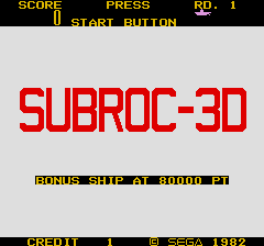 SubRoc-3D (ARC)   © Sega 1983    1/3