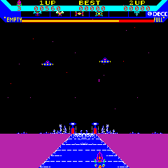 Super Astro Fighter (ARC)   © Data East 1982    3/3