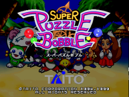 Super Puzzle Bobble (ARC)   © Taito 1999    1/5