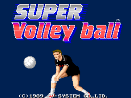 Super Volleyball (ARC)   © Video System 1989    1/4