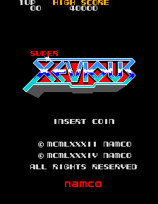 Super Xevious (ARC)   © Namco 1984    1/3