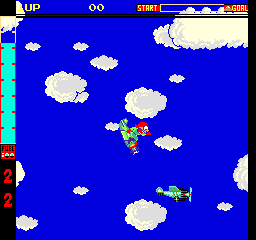 Acrobatic Dog-Fight (ARC)   © Data East 1985    2/3