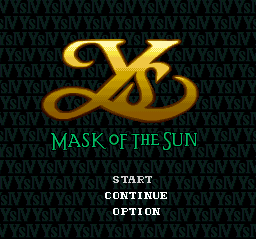 Ys IV: Mask Of The Sun (SNES)   © Tonkinhouse 1993    1/3