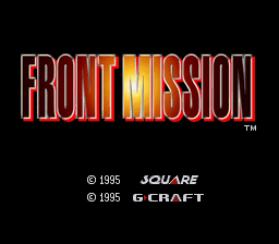 Front Mission (SNES)   © Square 1995    1/6