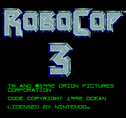 RoboCop 3 (ARC)   © Ocean 1992    1/4