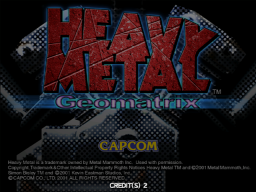 Heavy Metal: Geomatrix (ARC)   © Capcom 2001    1/4