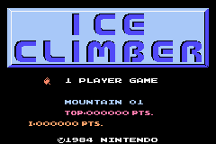 Ice Climber (GBA)   © Nintendo 2004    1/3