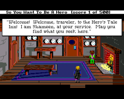 Quest For Glory: So You Want To Be A Hero (AMI)   © Sierra 1990    1/3
