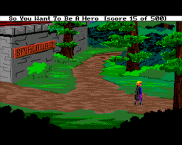 Quest For Glory: So You Want To Be A Hero (AMI)   © Sierra 1990    3/3