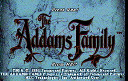 Addams Family, The (Icom) (PCCD)   © Turbo Technologies 1991    1/4