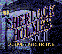 Sherlock Holmes: Consulting Detective Volume II (PCCD)   © Turbo Technologies 1993    1/4
