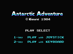 Antarctic Adventure (MSX)   © Konami 1983    1/2