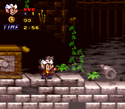 An American Tail: Fievel Goes West (SNES)   © Hudson 1994    2/5