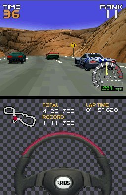 Ridge Racer DS (NDS)   © Namco 2004    1/3