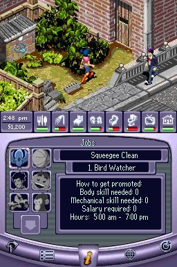 The Urbz: Sims In The City (NDS)   © EA 2004    3/3