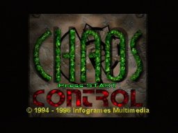 Chaos Control (SS)   © Virgin 1995    1/6