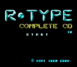 R-Type Complete CD (PCCD)   © Irem 1991    1/1