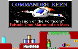Commander Keen 1: Marooned On Mars (PC)   © Apogee 1990    1/5