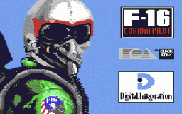 F-16 Combat Pilot (C64)   © Digital Integration 1990    1/3