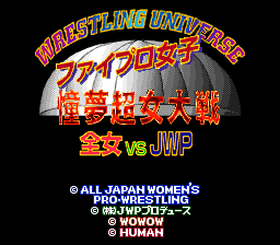 Wrestling Universe: Fire Pro Joshi - Doumu Chou Taisen (PCCD)   © Human 1995    1/4