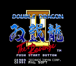 Double Dragon II: The Revenge (SMD)   ©  1991    1/4