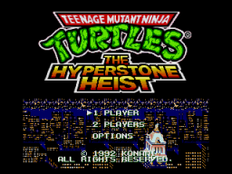 Teenage Mutant Ninja Turtles: The Hyperstone Heist (SMD)   © Konami 1992    1/5
