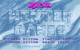 Winter Games   © Epyx 1987   (AMI)    1/1