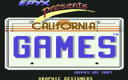 California Games   © Epyx 1987   (C64)    1/5