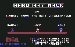 Hard Hat Mack (C64)   © EA 1983    1/4