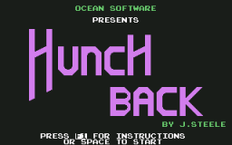 Hunchback (C64)   © Ocean 1983    1/3