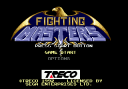 Fighting Masters (SMD)   © Treco 1991    1/3