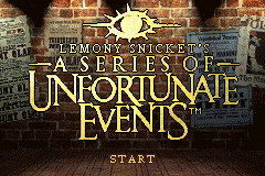 A Series Of Unfortunate Events (GBA)   © Activision 2004    1/3