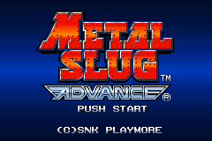 Metal Slug Advance   © SNK 2004   (GBA)    1/4