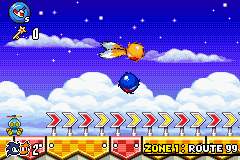 Sonic Advance 3 (GBA)   © Sega 2004    3/4