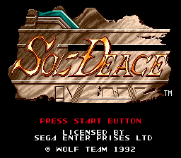 Sol-Deace (SMD)   © Renovation 1992    1/3
