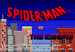 Spider-Man Vs. The Kingpin (SMD)   © Sega 1991    1/3