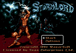 Stormlord (SMD)   © RazorSoft 1990    1/3