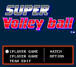 Super Volleyball (SMD)   © Video System 1991    1/3