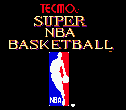 Tecmo Super NBA Basketball (SMD)   © Tecmo 1993    1/3