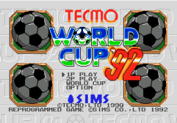 Tecmo World Cup (SMD)   © Tecmo 1990    1/6