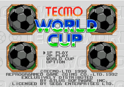 Tecmo World Cup (SMD)   © Tecmo 1990    4/6