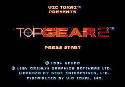 Top Gear 2 (SMD)   © Vic Tokai 1994    1/3