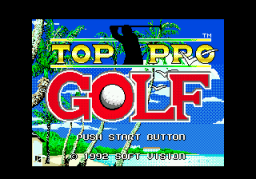 Top Pro Golf (SMD)   © Soft Vision 1992    1/3