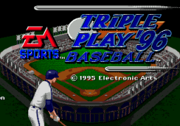 Triple Play '96 (SMD)   © EA 1995    1/3
