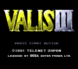 Valis III (SMD)   © Renovation 1991    1/4