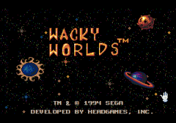 Wacky Worlds (SMD)   © Sega 1994    1/3